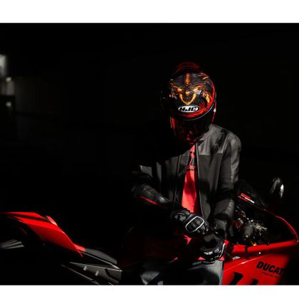 Casque Hjc RPHA 12 - DIABLO BLIZZARD - Noir / Rouge