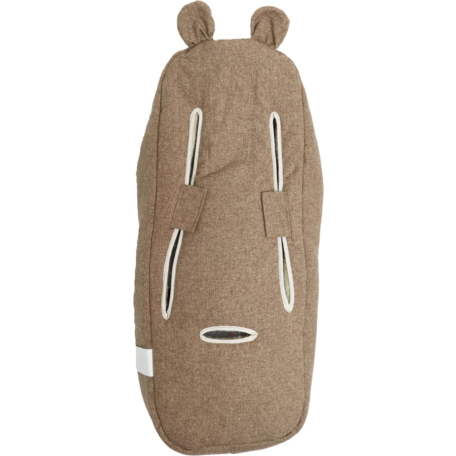 Kaiser Winterfußsack HOODY MAUS WOOL wheat