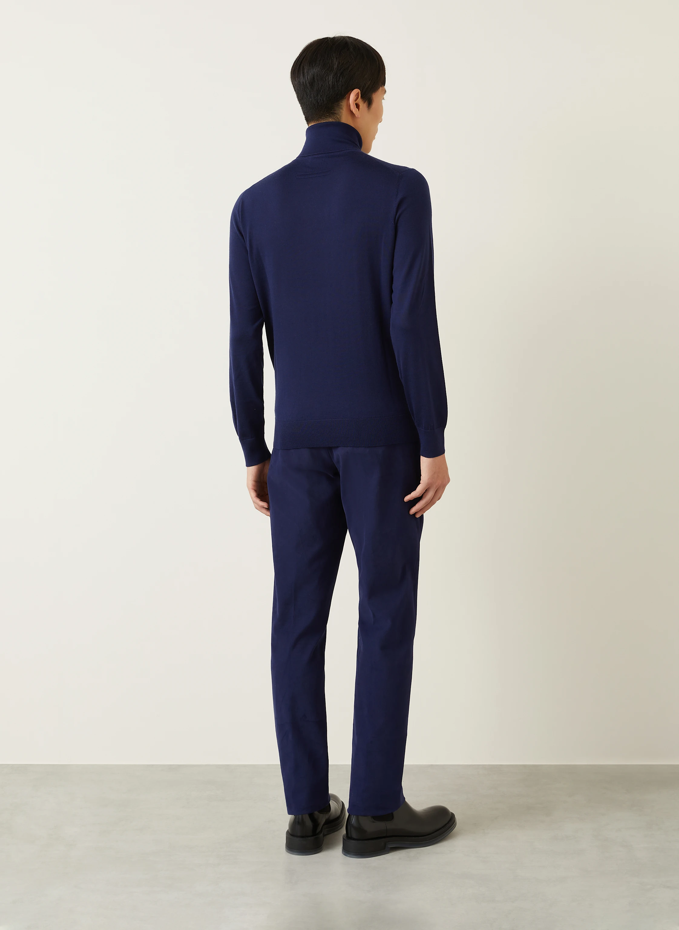 ZEGNA Rollkragenpullover aus Cashmere mit Seide