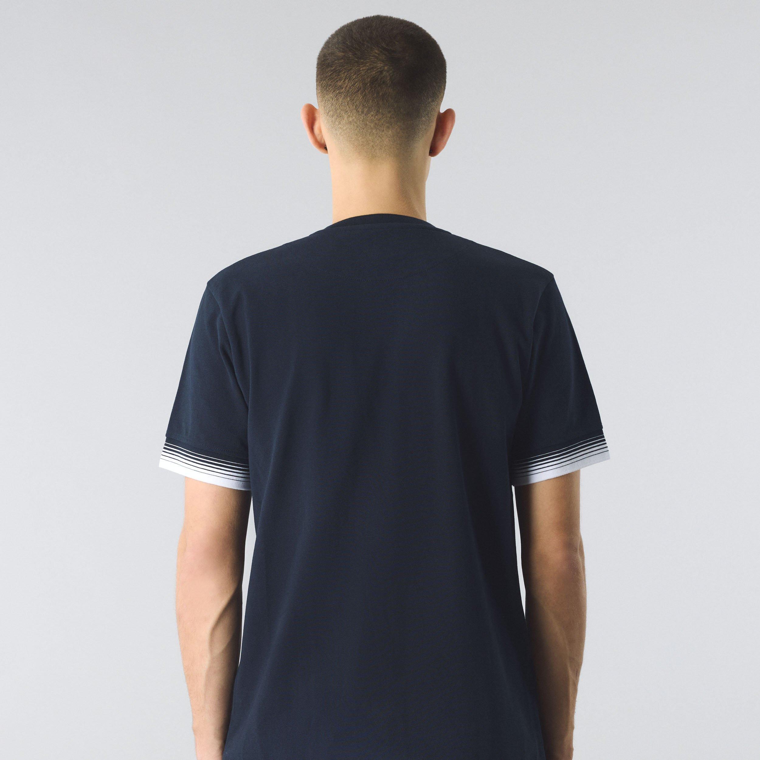 Pretty Green Gradient Grandad T Shirt