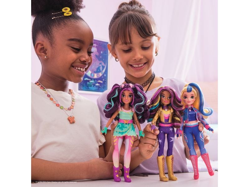 Spinmaster Unicorn Academy Fashion Doll Isabel Vollbewegliche Ankleidepuppe Isabel im Originaloutfit