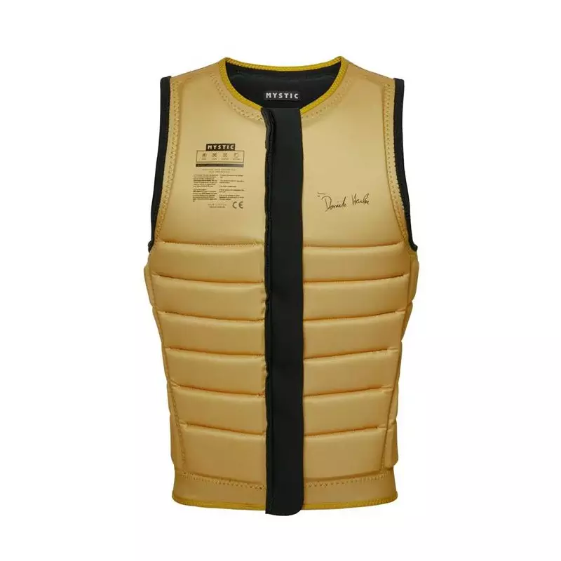 Gilet impact MYSTIC The Dom Front Zip Black / Yellow