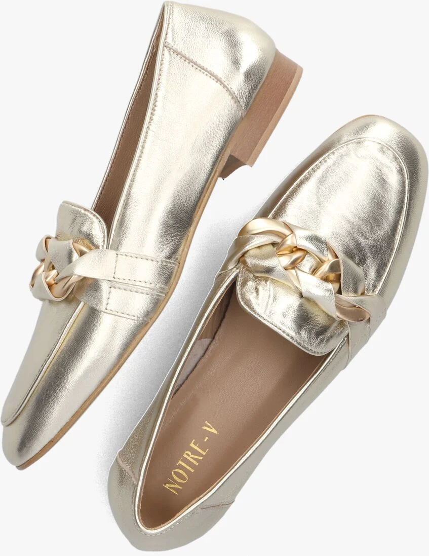 NOTRE-V gouden notre-v loafers 06-27