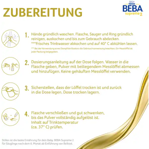 SUPREME 2 Folgenahrung nach dem 6. Monat