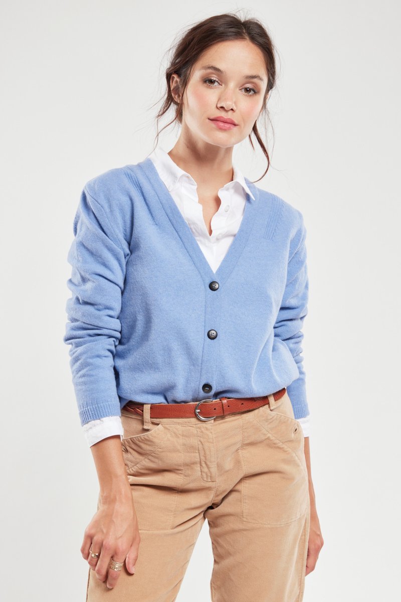 Gilet boutonné - laine
