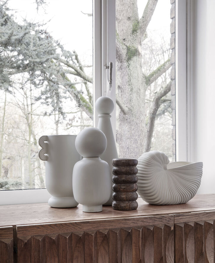 ferm LIVING Shell Pot - Off White Off-white