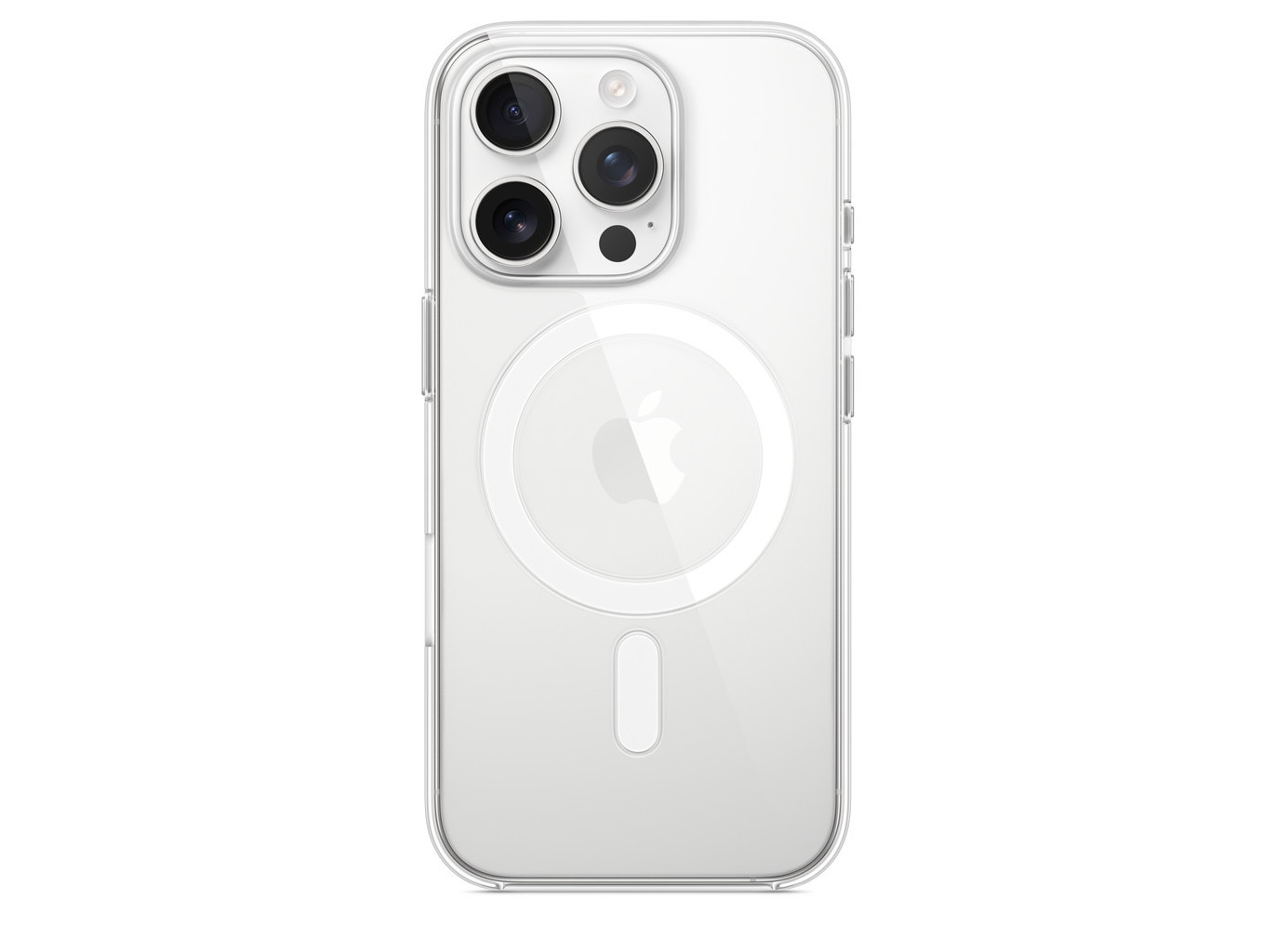CAPA CLEAR APPLE PARA IPHONE 16 PRO COM MAGSAFE