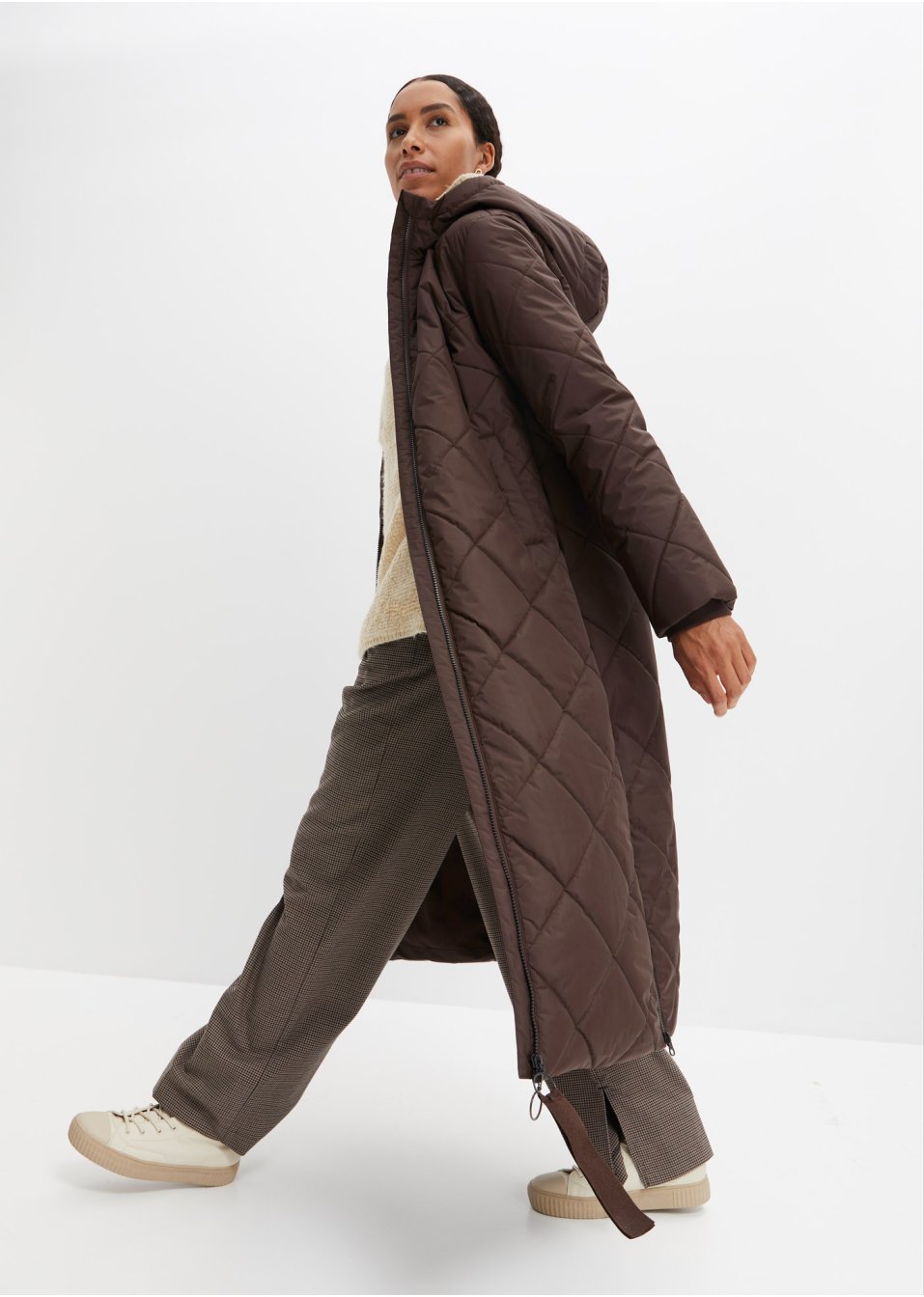 Manteau matelassé et rembourré à capuche