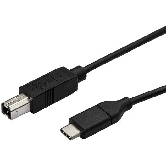 StarTech.com Câble USB-B vers USB-C de 3m, Câble de Transfert de Données, USB 2.0, USB-C