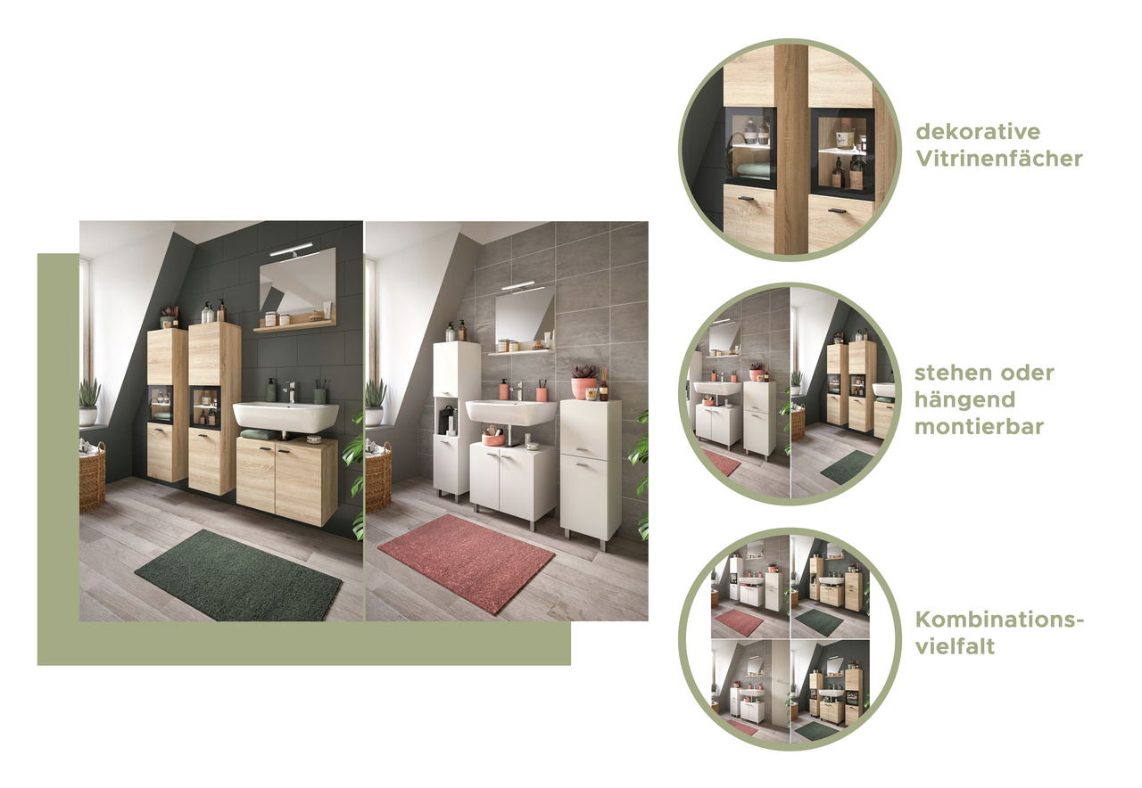 MID.YOU Badschrank BOSTON