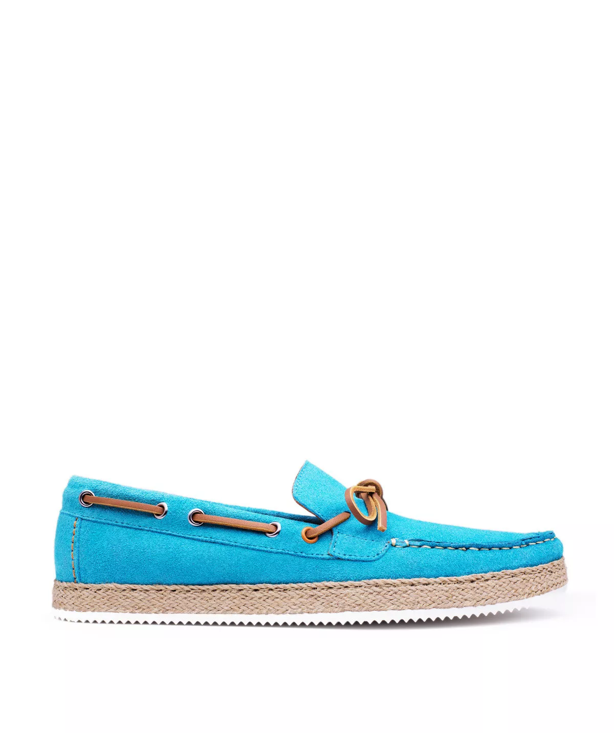 Mocassin Panama Bleu Turquoise