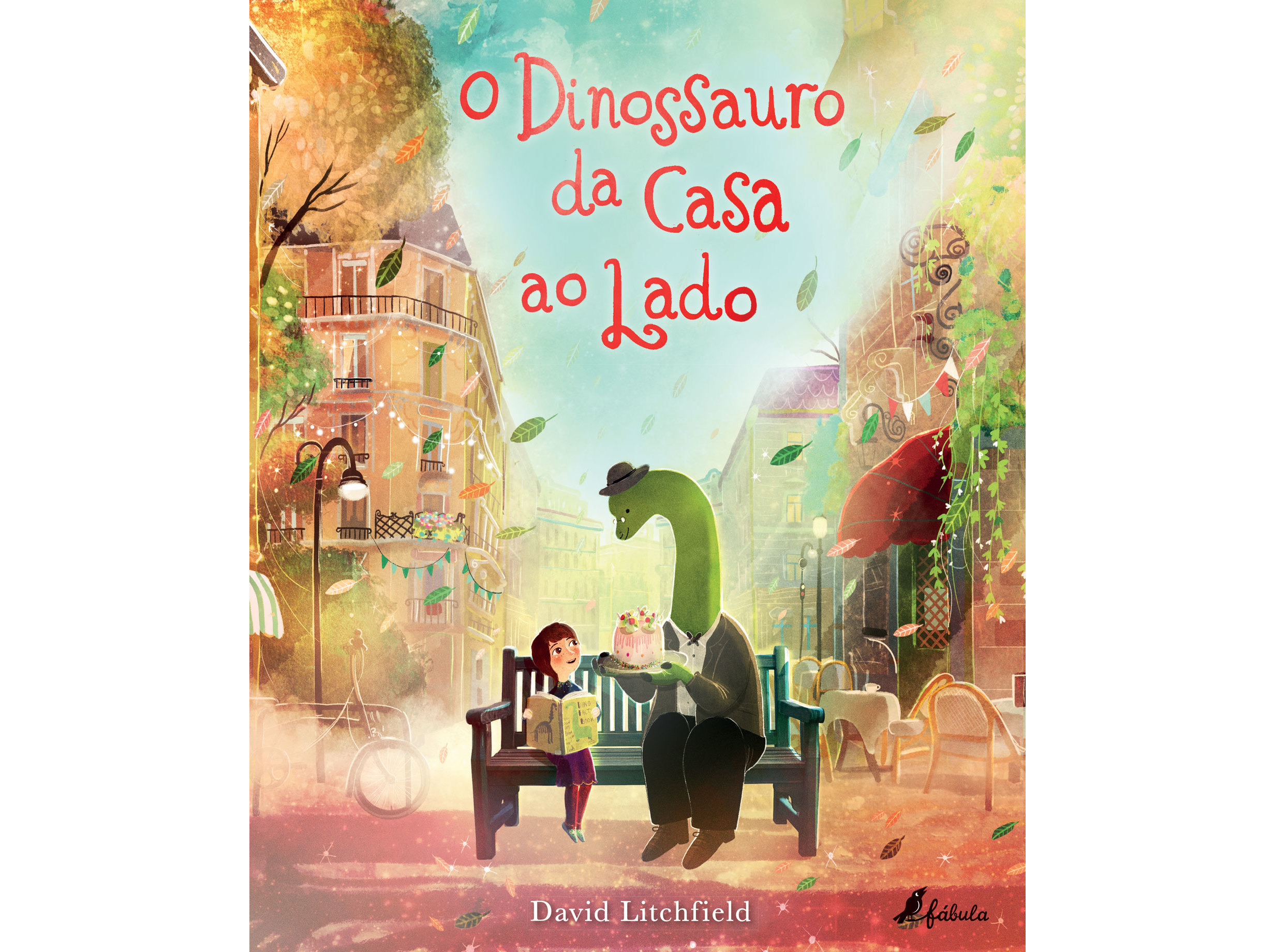 LIVRO O DINOSSAURO DA CASA AO LADO DE DAVID LITCHFIELD