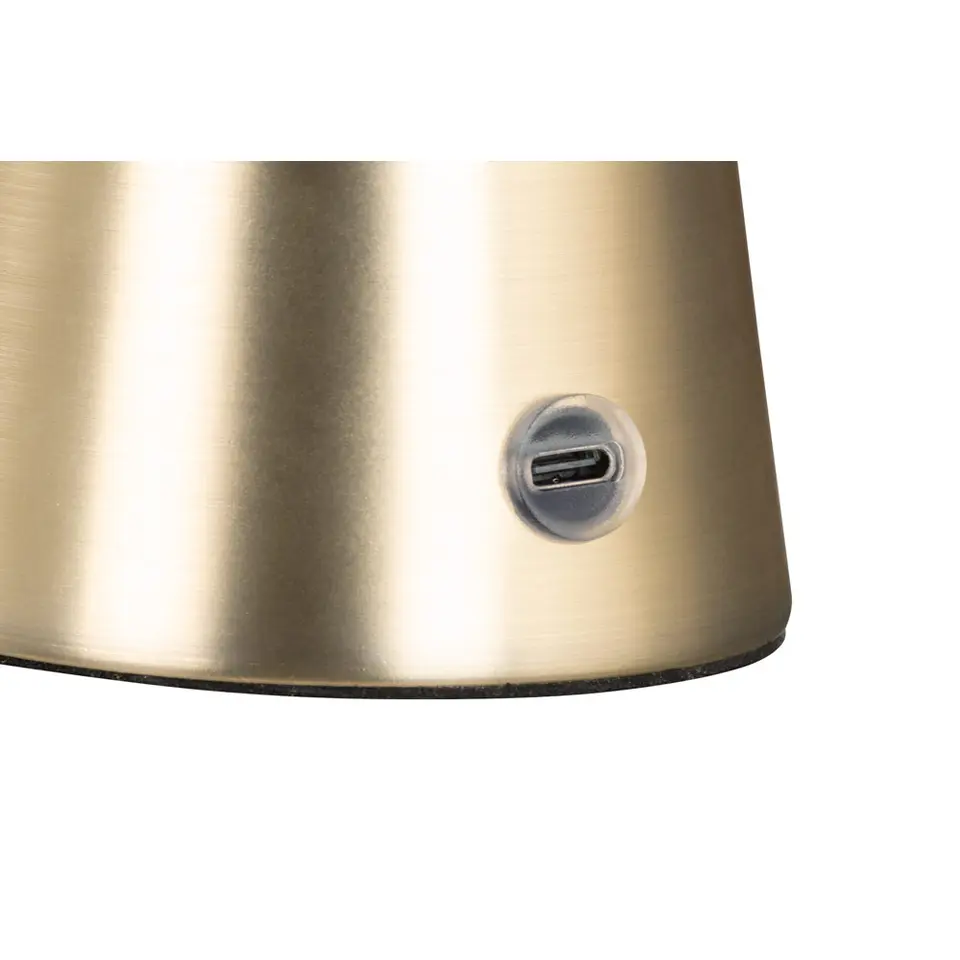 Tafellamp Eljereau - goud - Ø14 x 20,5 cm