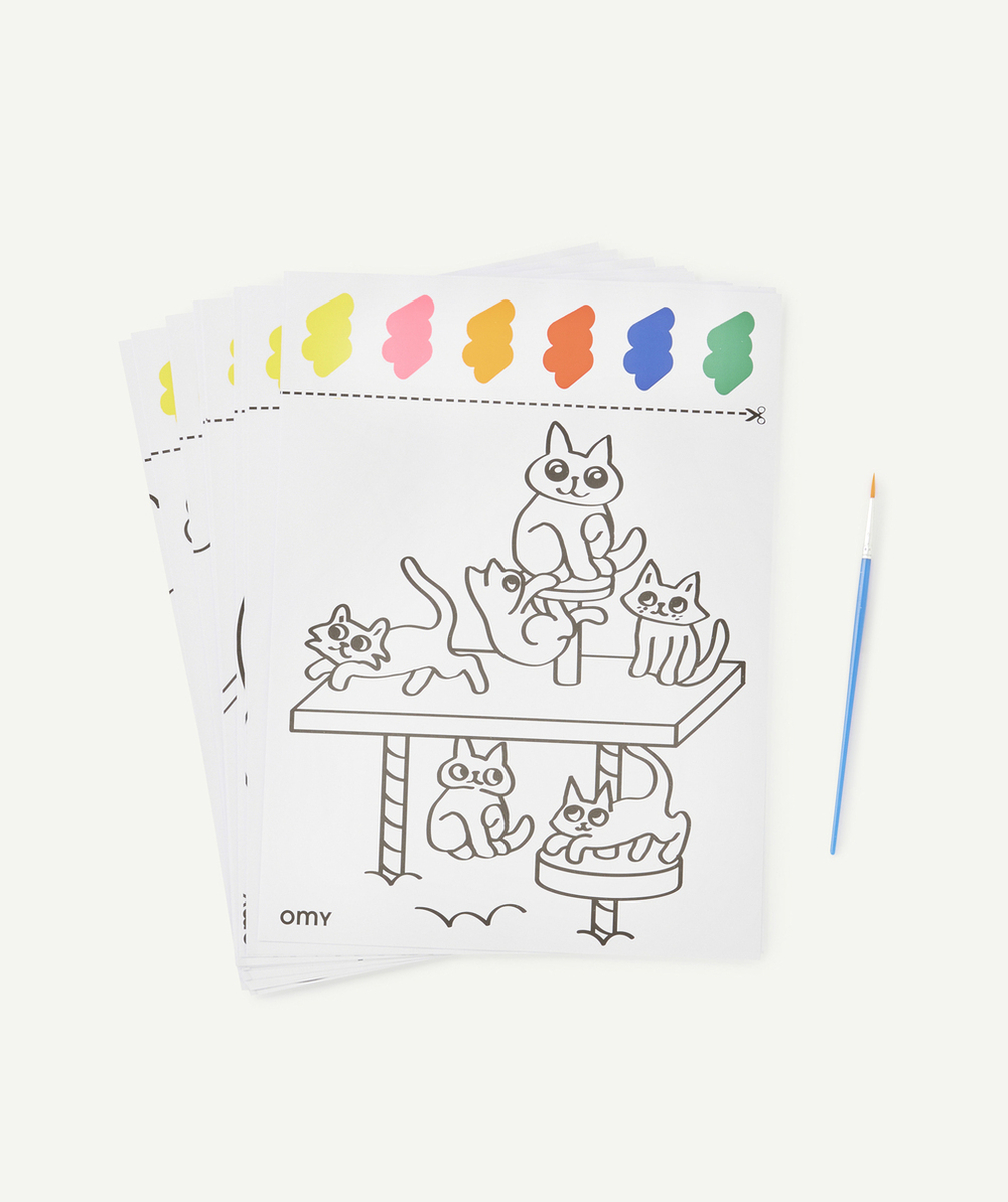 OMYKIT DE PEINTURE KAWAI AVEC PINCEAU