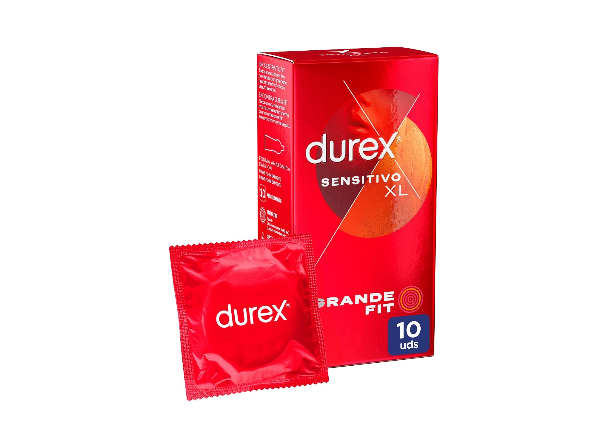 PRESERVATIVOS DUREX SENSITIVE XL 10UN