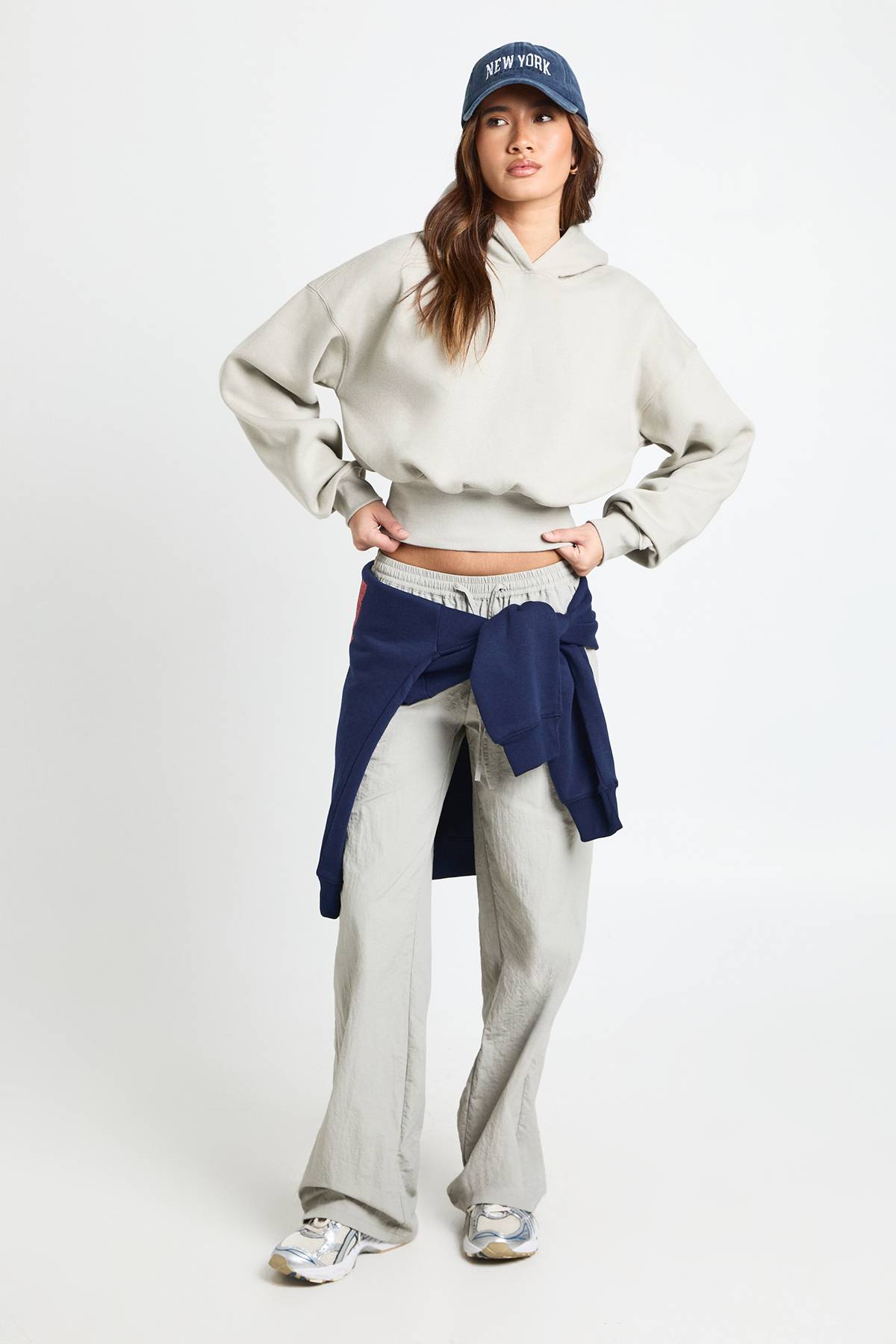 boohoo Sweat à Casynthétiqueche Taille Basse Longueur Raccourcie