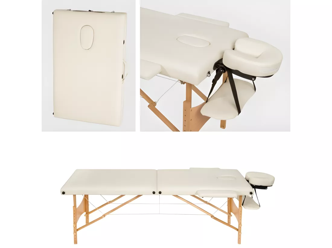 Table de massage crème crème 210 x 95 x 84 cm 08_0000462