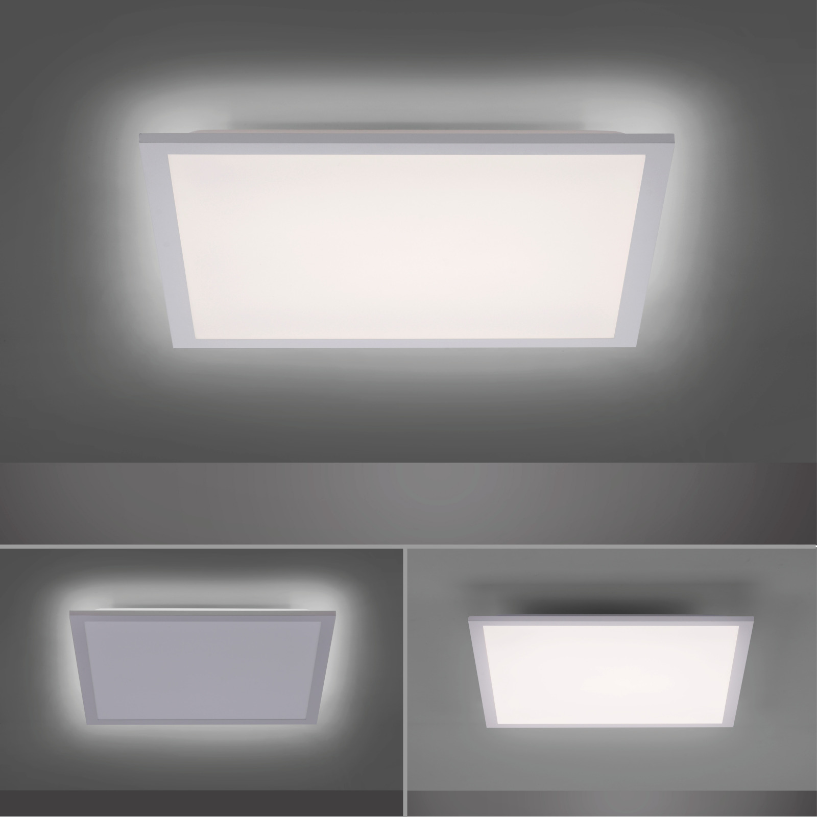 LED-Deckenleuchte - weiß - Backlight - 45 cm breit