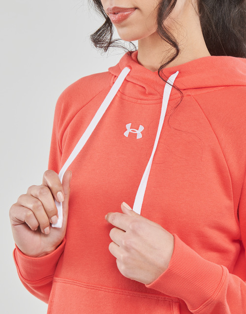 Under Armour - RIVAL FLEECE HB HOODIE - Rouge / Blanc