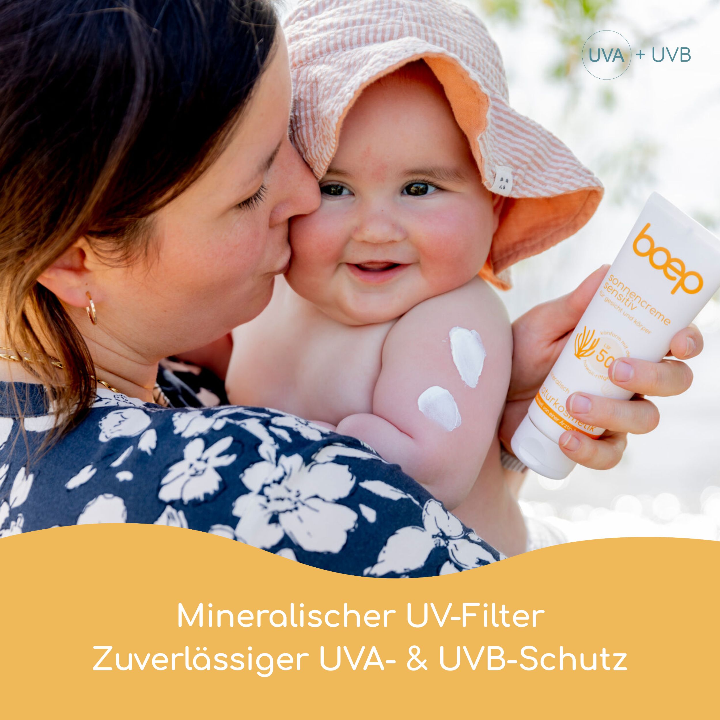 das boep Sonnencreme Sensitiv LSF 50