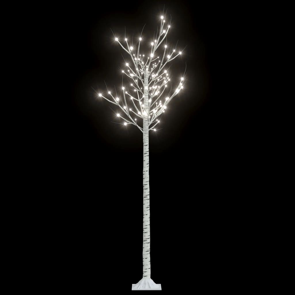 Sapin de noël 180 led blanc froid saule 1,8 m int/ext