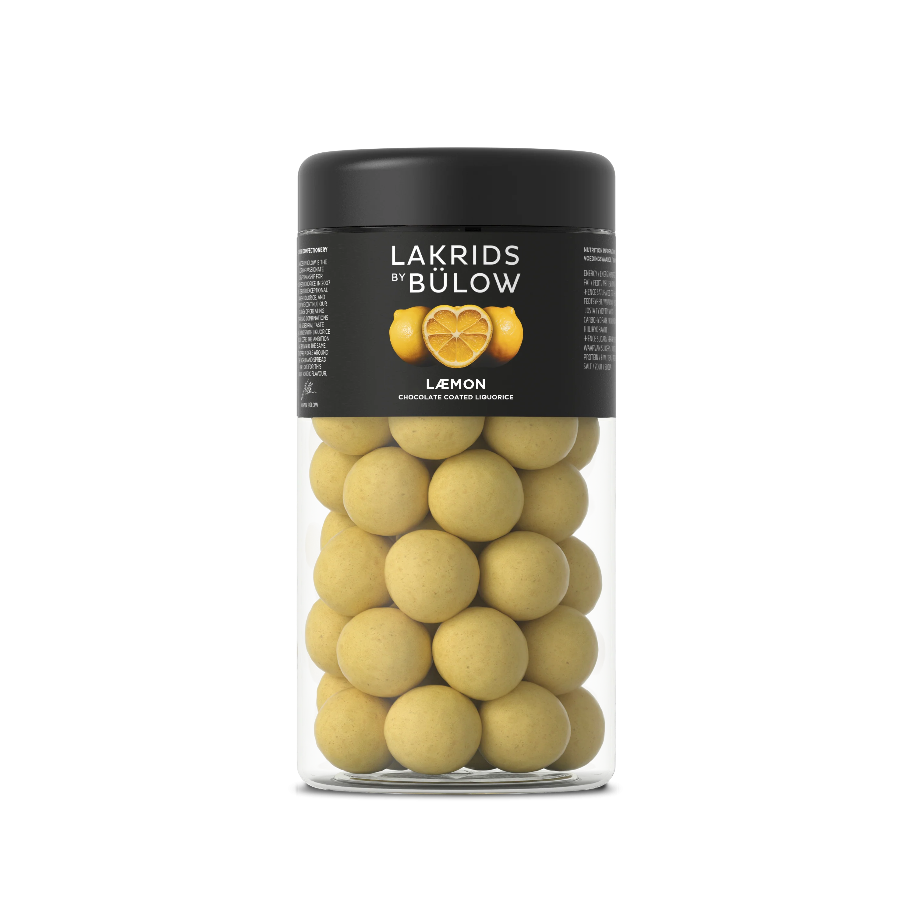 Lakrids by Bülow  Black Box, Regular/Small - Læmon/Sour Strawberry
