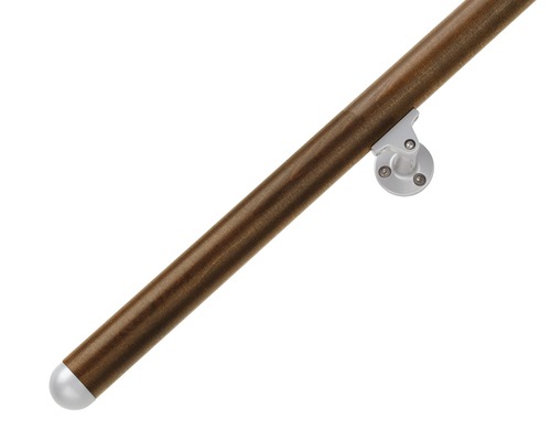 Pertura leuning notenhout L:2000 mm Ø 40 mm (10)