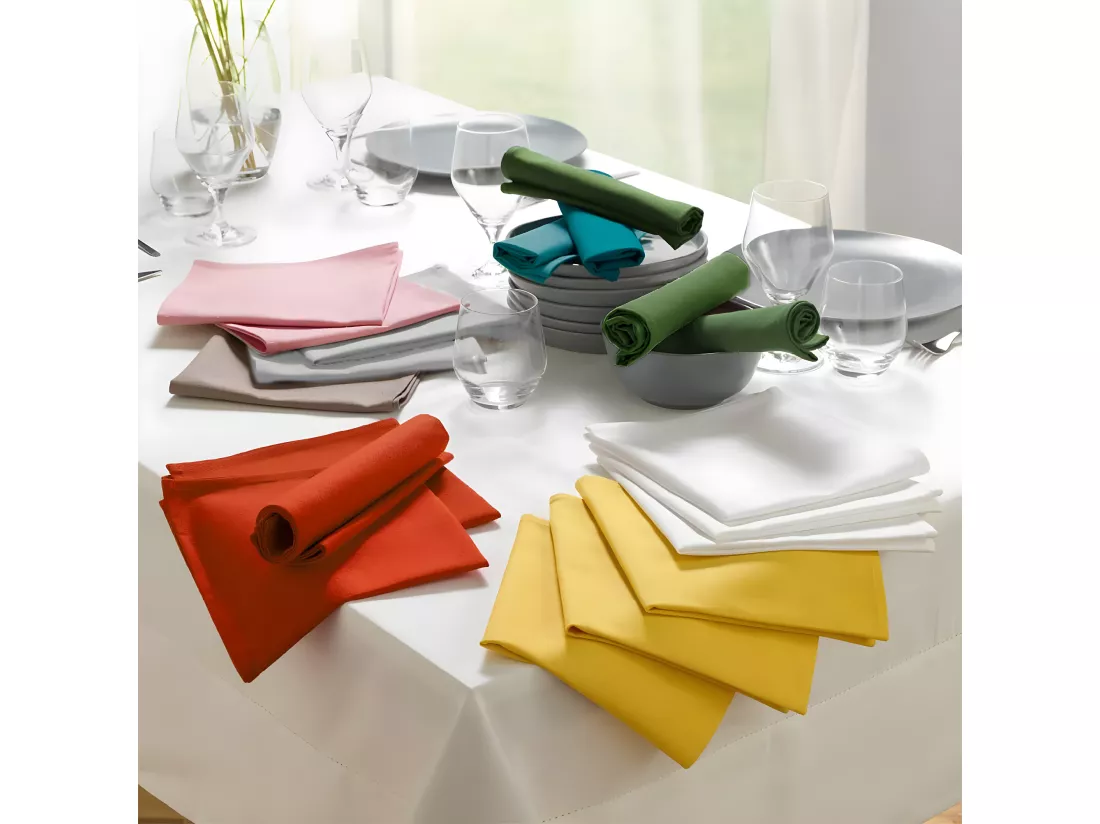 Lot de 3 Serviettes de Table 