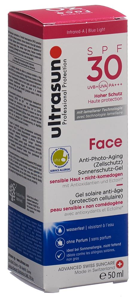 ULTRASUN Face<br>50 ml, Creme, SPF 30