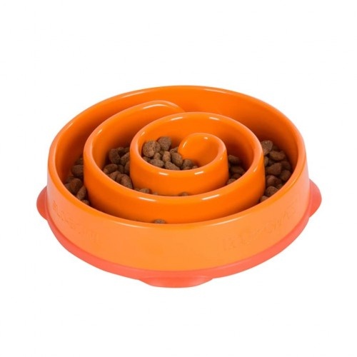 Comedouro para cães Outward Hound Slo Bowl Mini Laranja