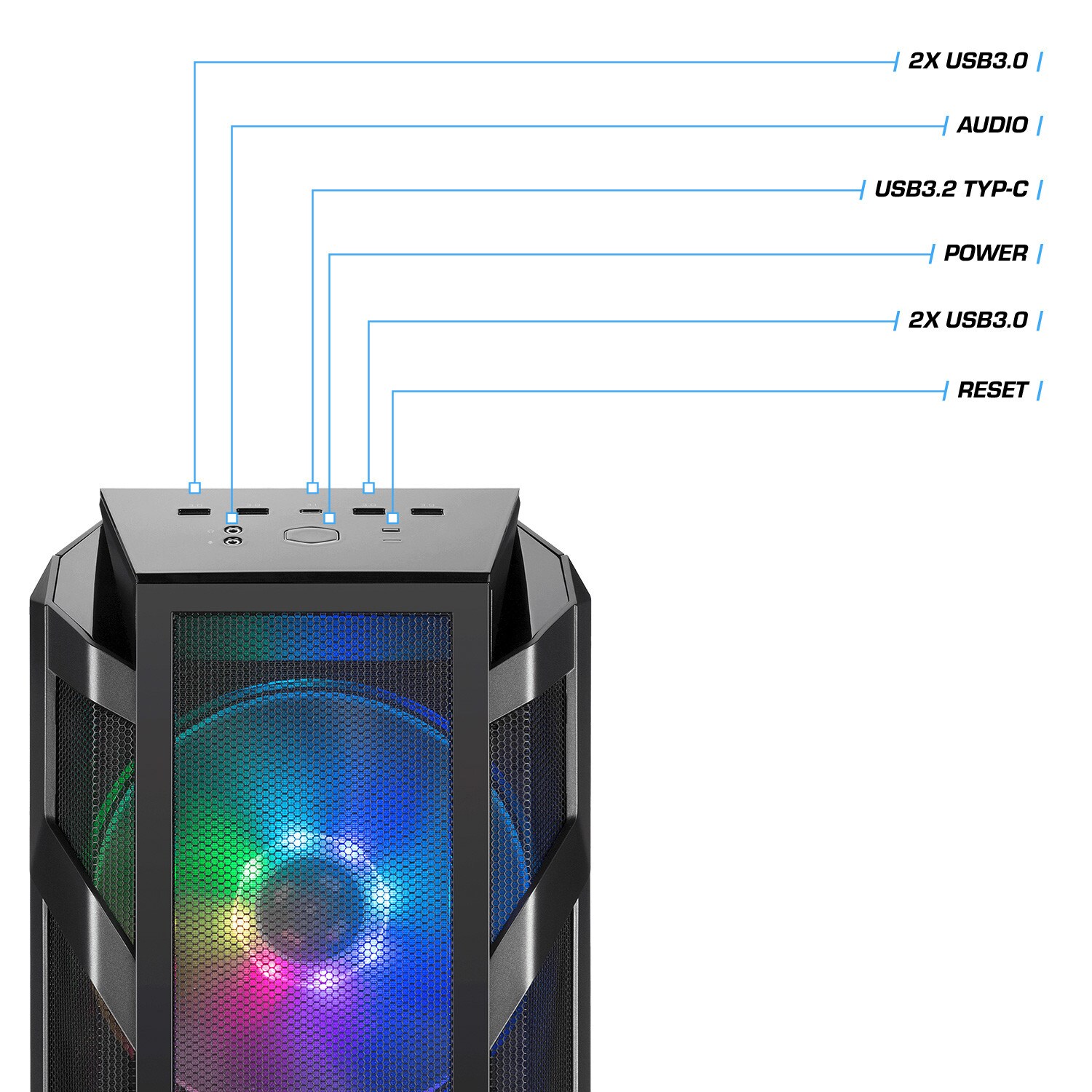 Gaming PC Colossus 14 Intel Core i9-14900KF, 64GB DDR5, NVIDIA RTX 4080 Super 16 GB, 4TB SSD, Windows 11
