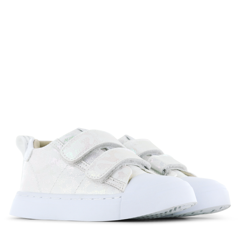 Shoesme Metallic Weiß Sneaker
