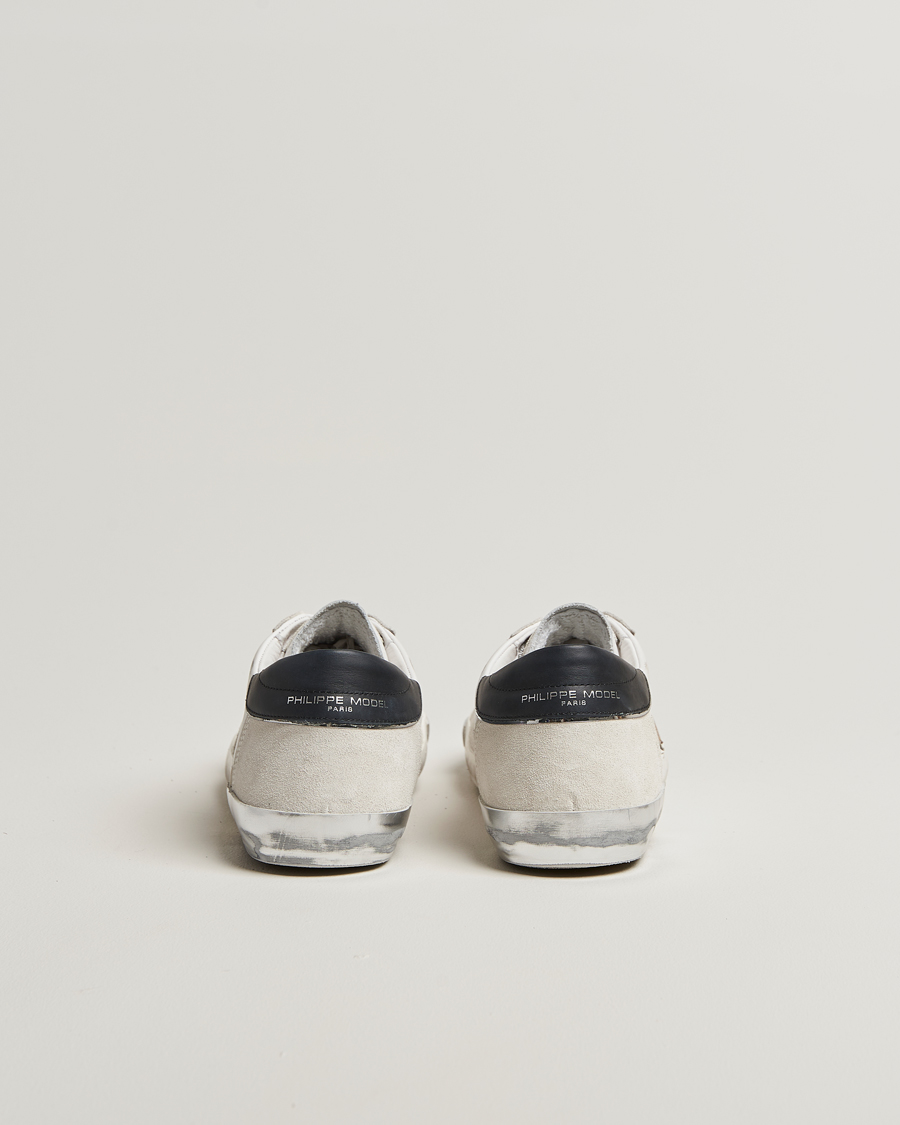 Philippe Model Prsx Low Top Leather Sneakers White/Silver