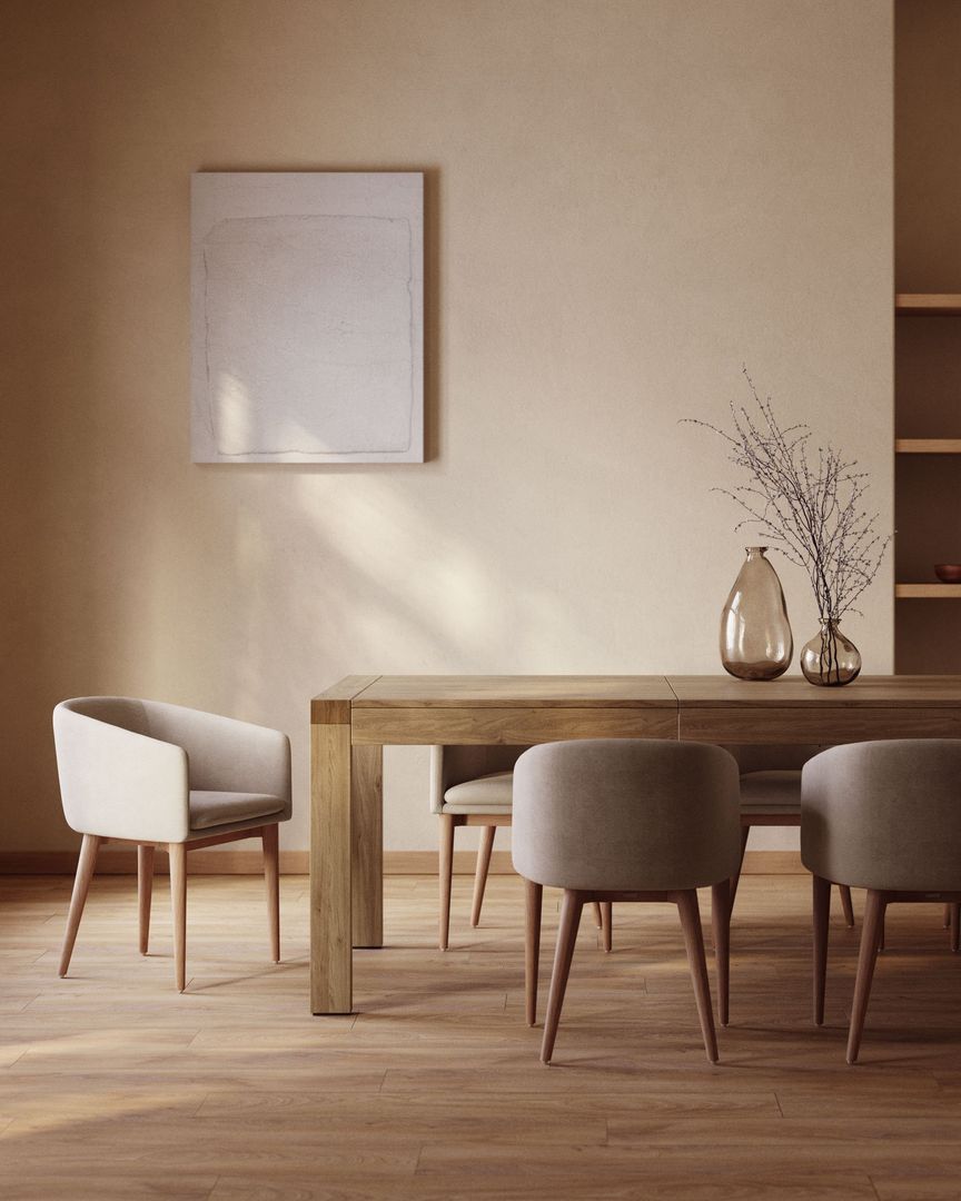 Kave Home   Vivy Uitschuifbaar Eettafel
