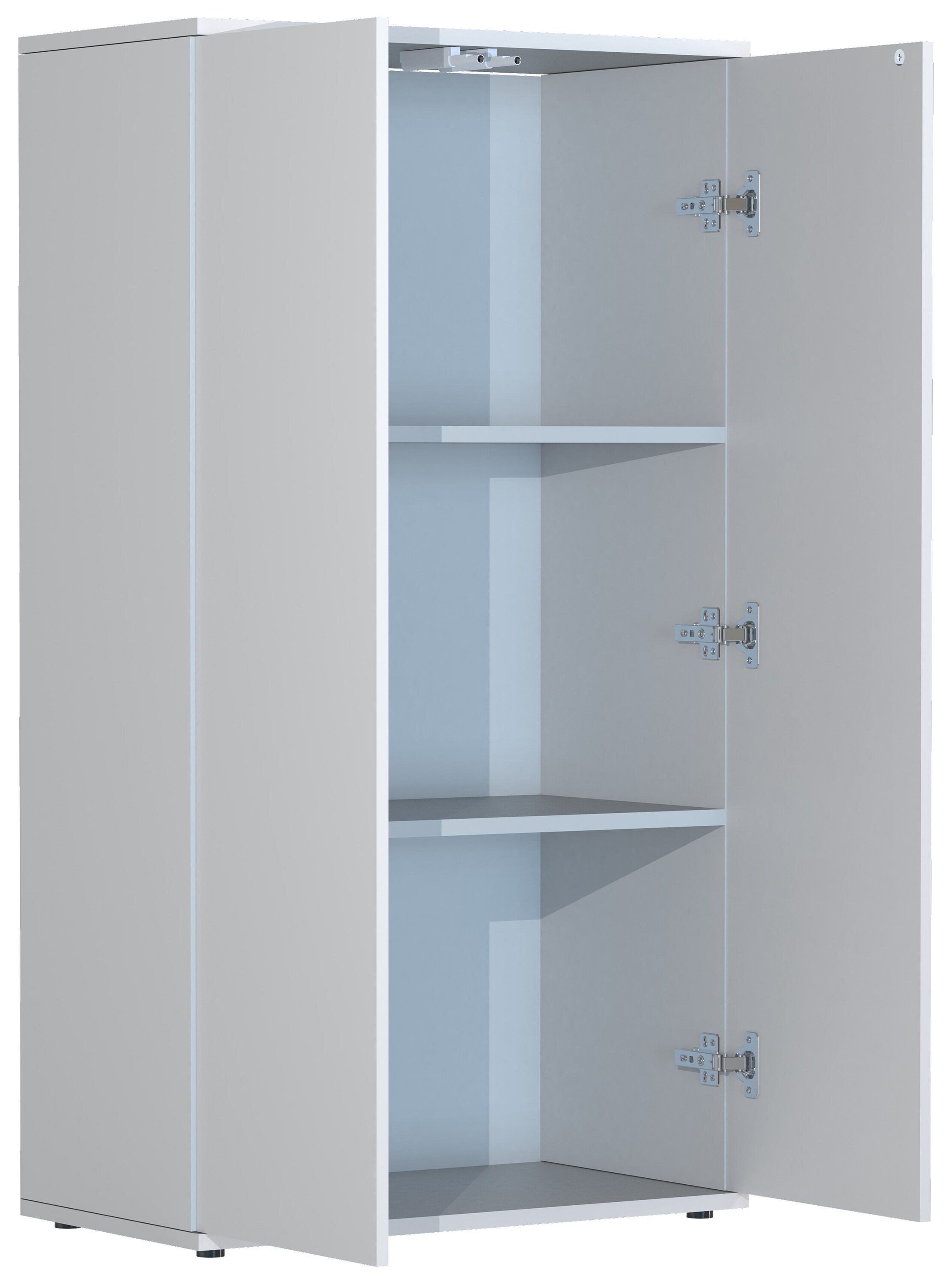 VCM Holz Kommode Sideboard Highboard Anrichte Schrank Dalosa 3 Drehtüren