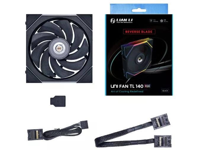 Lian Li PC-Lüfter Uni Fan TL Series Reverse Blade - 140 mm Geräuschoptimierter und leistungsorientierter Lüfter