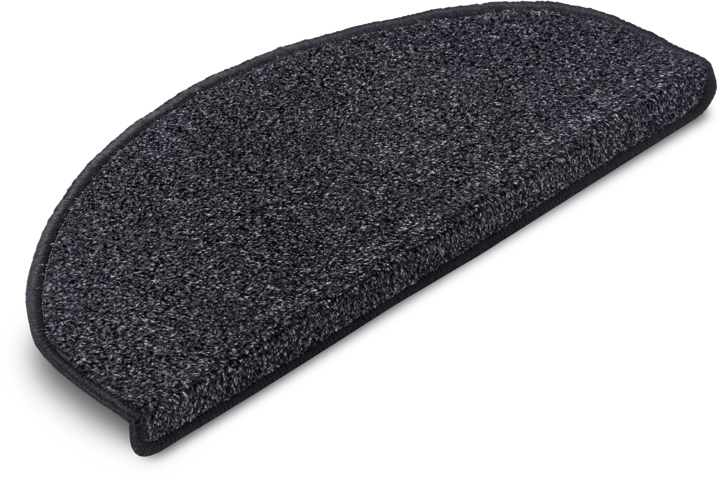 Hanse Home Exclusiv Stufenmatte »Liberty« halbrund 7 mm Höhe Uni, robust, kräftige Farben, Meliert, Treppe, Gekettelt, 15 er Set