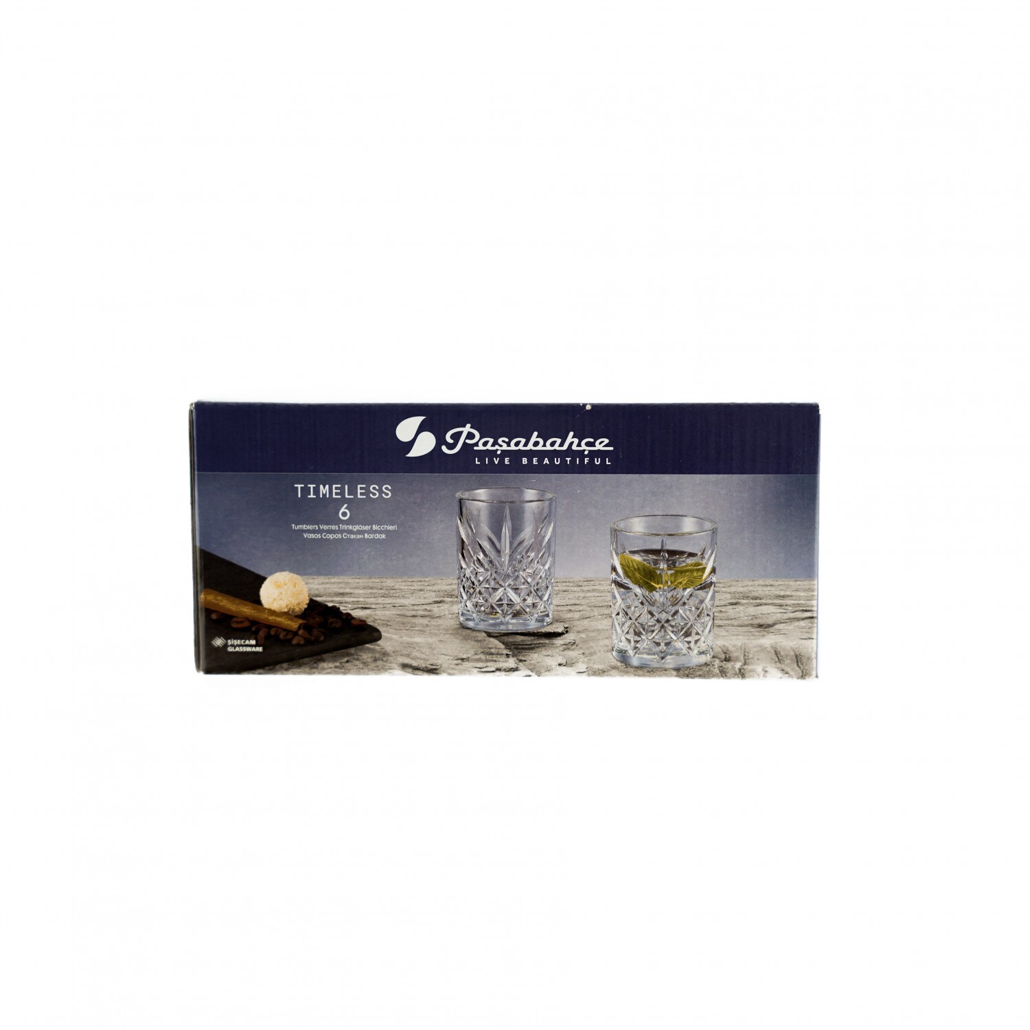 Pasabahce Timeless Shotglas Schnapsglas 62 ml 6er set -
