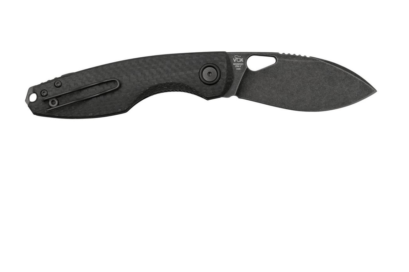 Fox Chilin FX-530-CFDSW PVD Black Stonewashed M398, Carbon Fiber zakmes, Jesper Voxnaes design