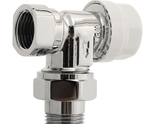 Rotheigner thermostatische kraanbehuizing, hoekmodel, voorinstelbaar, 1/2 inch, chroom