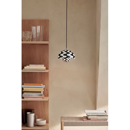 &Tradition Flowerpot VP1 Pendel, Black/White Pattern