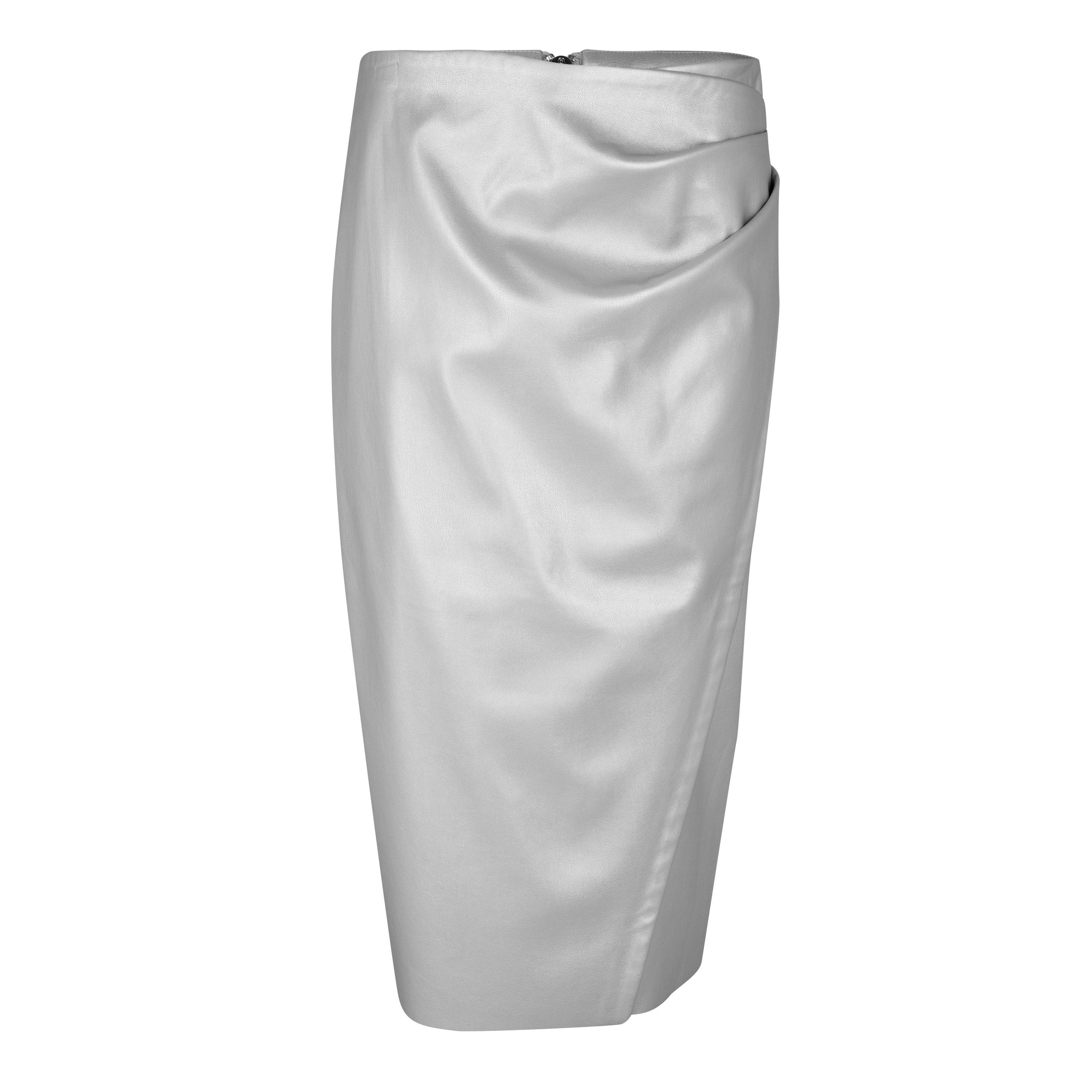 Biba PU Midi Skirt