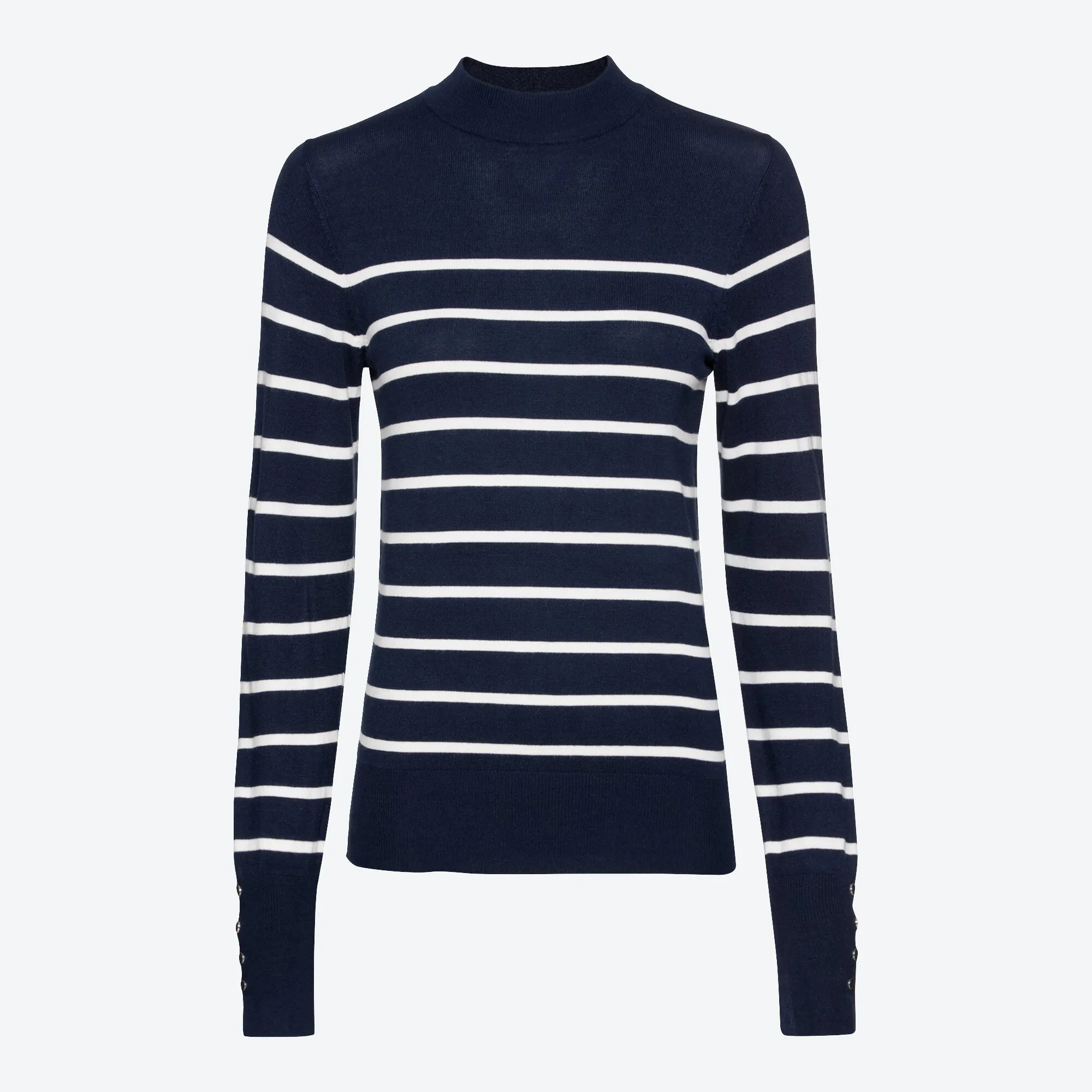 Damen-Pullover mit Zierknöpfen