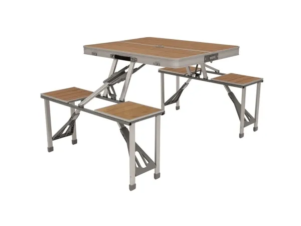Outwell Dawson, 4 sæde(r), Indbyggede sæder, Aluminium, Brun, 10,6 kg