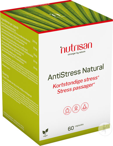Nutrisan AntiStress Natural Complément Alimentaire Stress Passager 60 Capsules Végétariennes