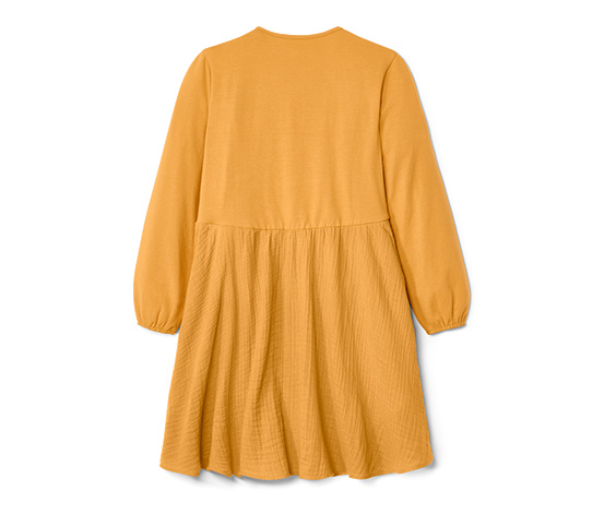 Kinder-Webkleid, gelb