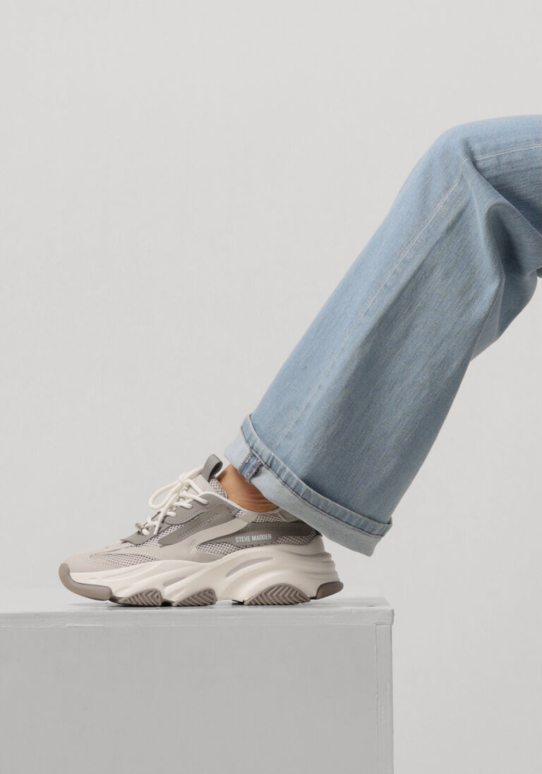 STEVE MADDEN grijze steve madden lage sneakers possession