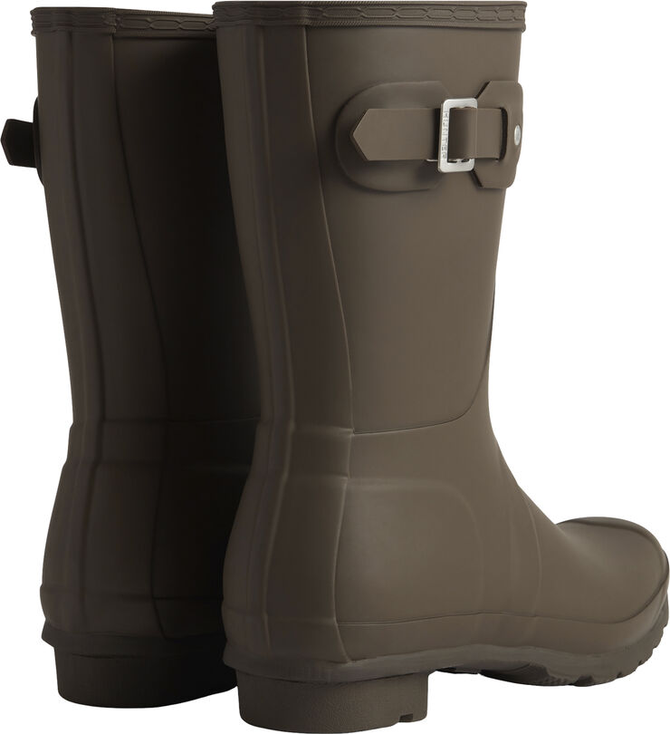 Hunter WOMENS ORIGINAL SHORT BOOT Chocolate brown