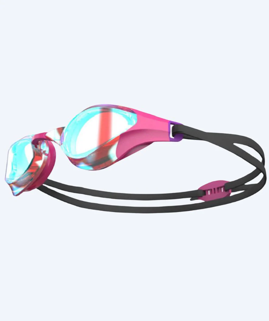 Watery Elite svømmebrille - Rattle Pro Mirror - Pink/rød