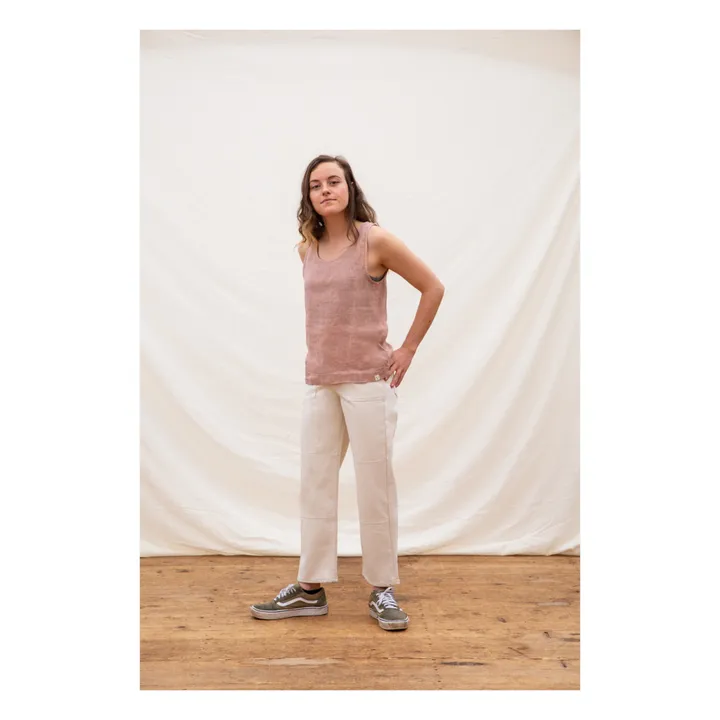 Matona Jean Coton Bio Utility - Collection Femme  | Ecru